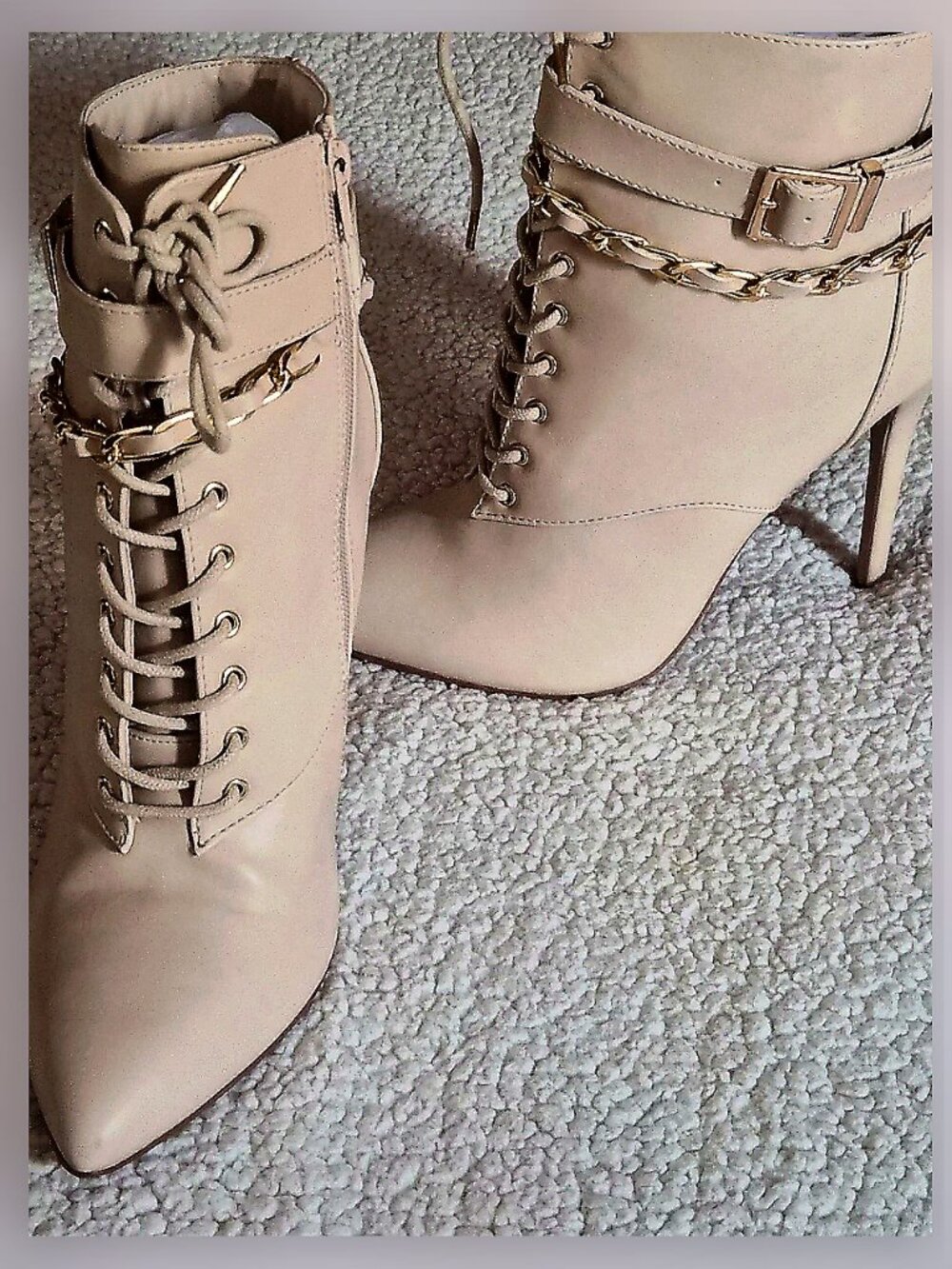 Carlene lace-up ankle boots from (Shoe Dazzle)
